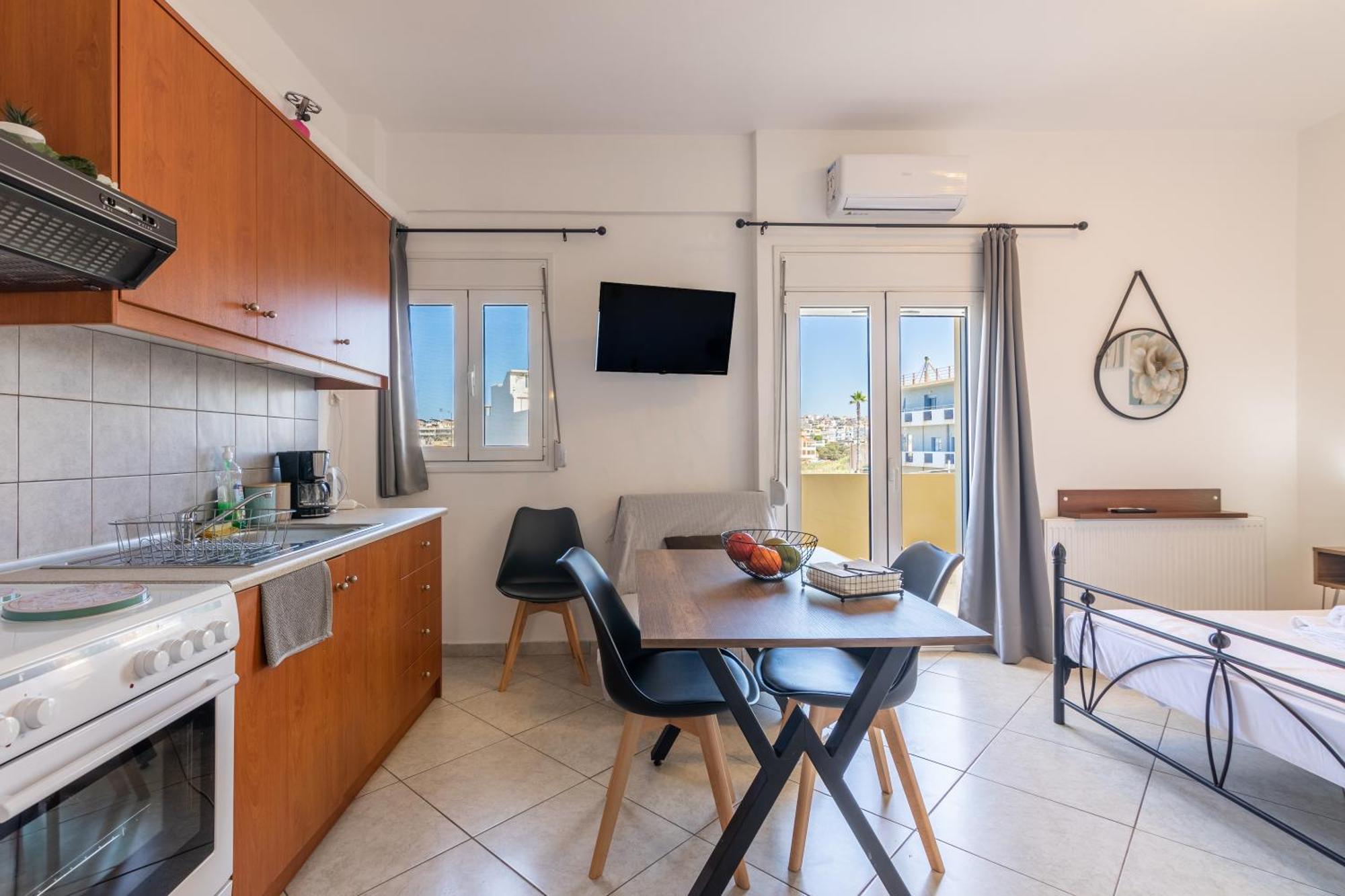 Studio On The Closest Beach To The City! Amoudara Lasithiou Exterior foto